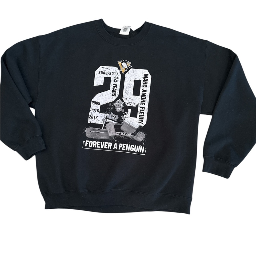 Marc-Andre Fleury Penguin Sweatshirt size XL